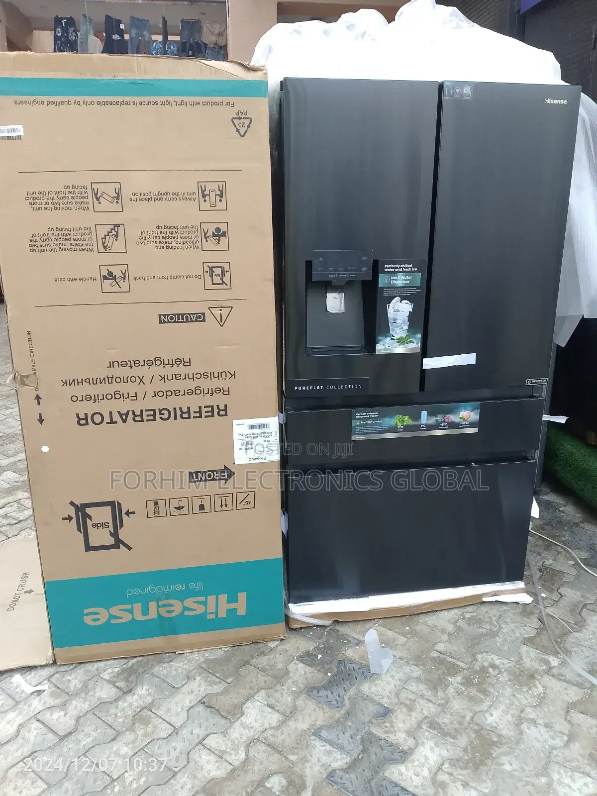 Hisense Side by Side Refrigerator (Inverter)