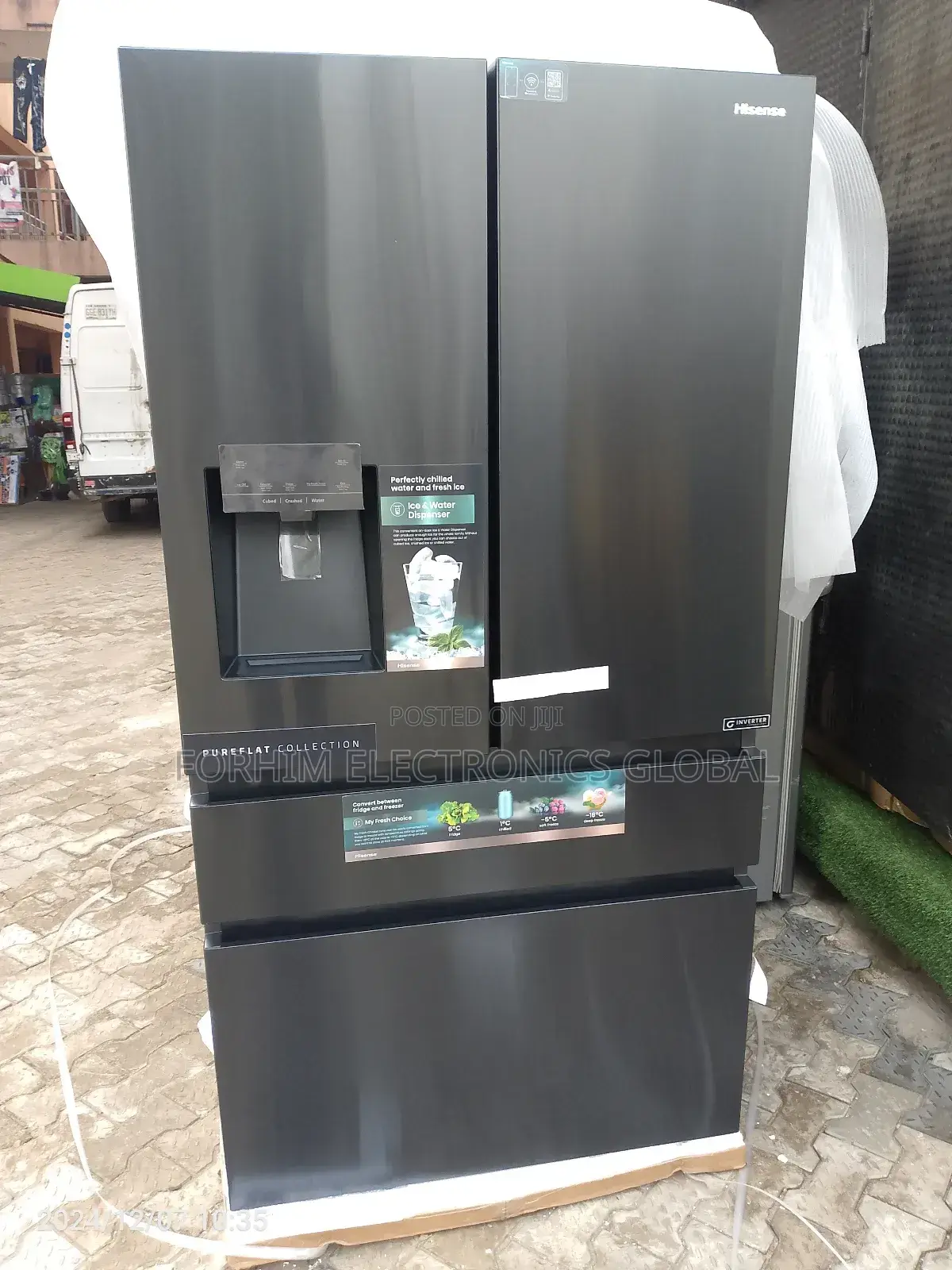 Hisense Side by Side Refrigerator (Inverter)
