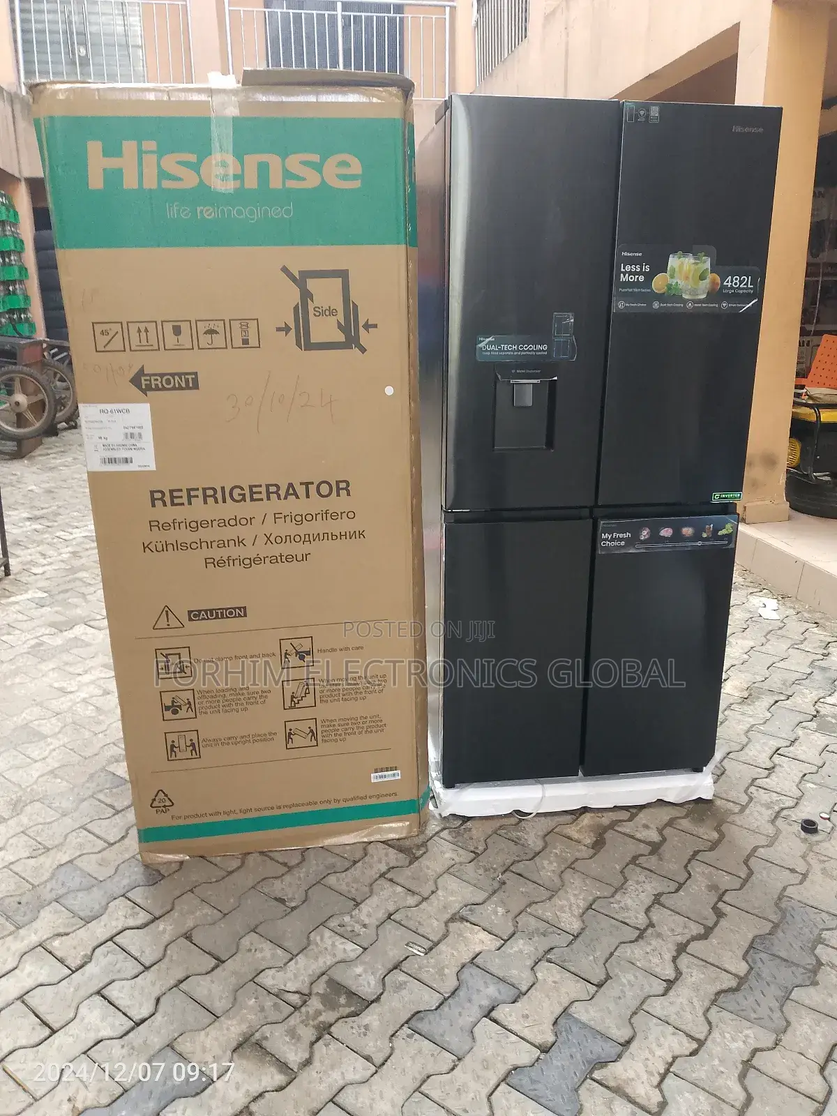 Hisense Side by Side Refrigerator
