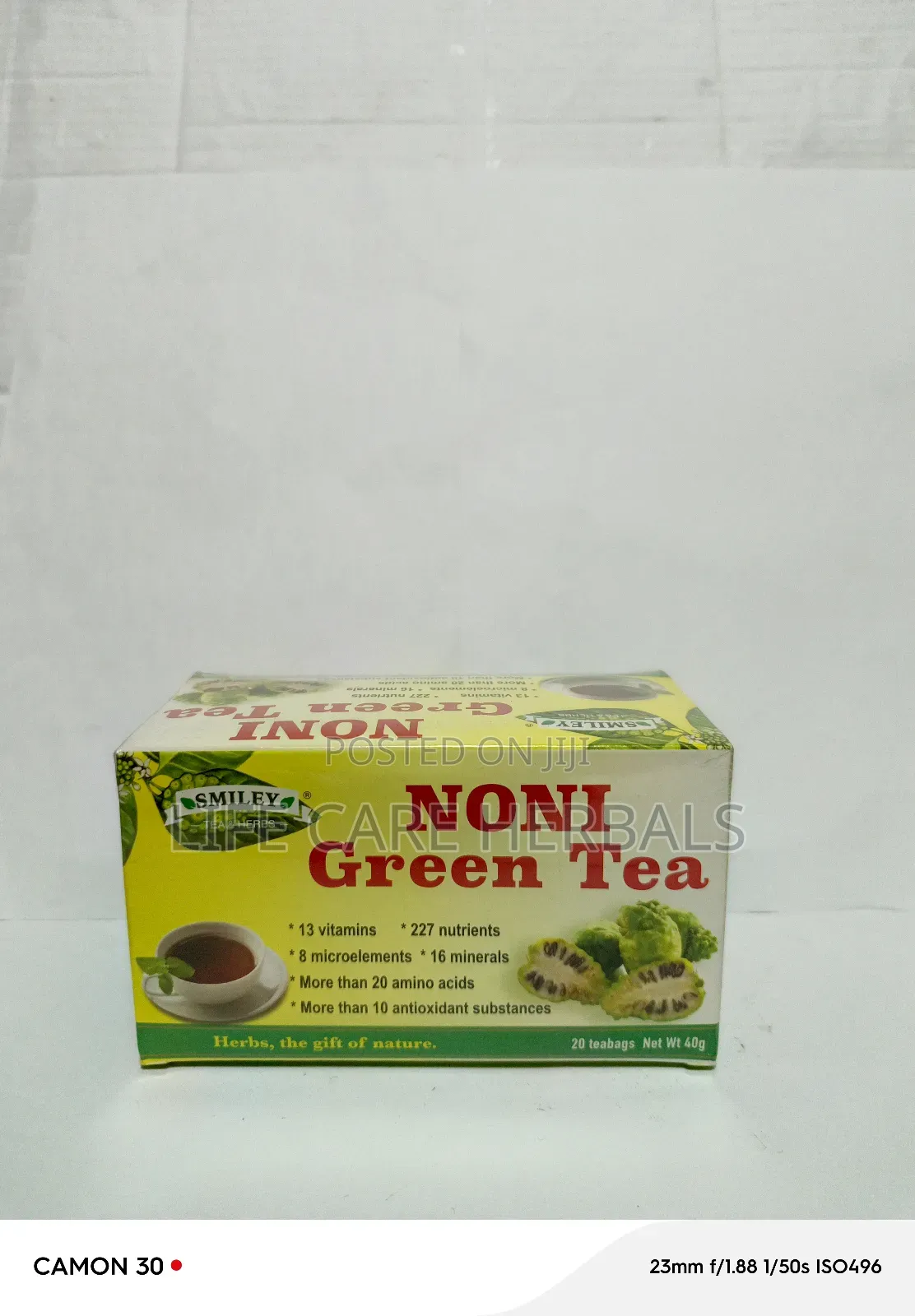 Noni Green Herbal Tea Smiley