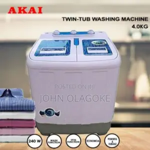 Akai 4kg Washing Machine Twin Tub With Dryer