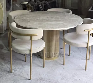 Marble Dining Table With Chairs