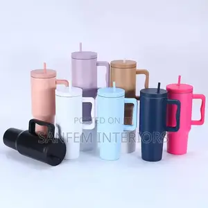 Plastic Mug With Straw