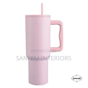 Plastic Mug With Straw