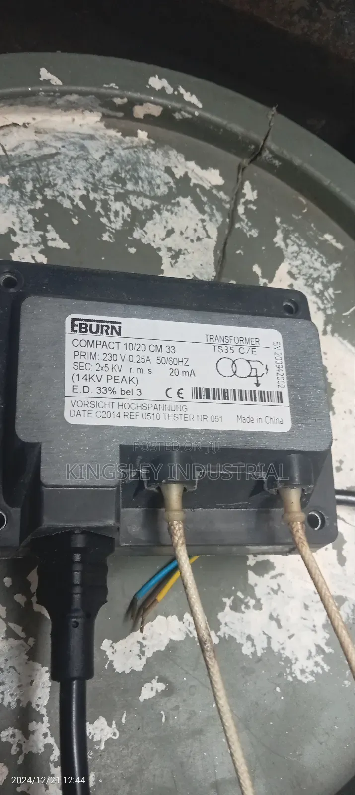 Burner Feeder Ignition Coil 2×5kvp 20A
