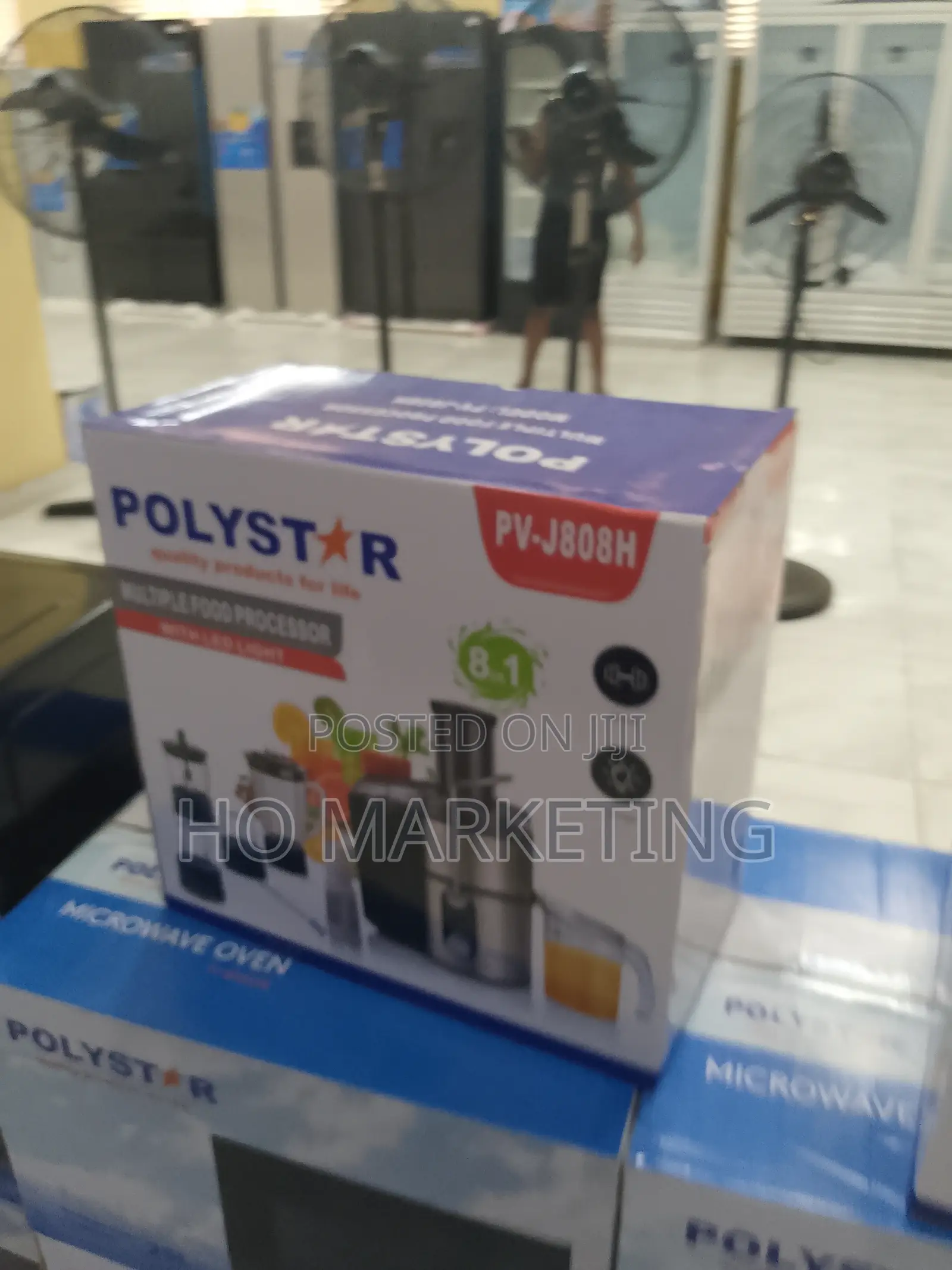 Polystar 8 in 1 Multifunctional Food Processor-Pv-J808h