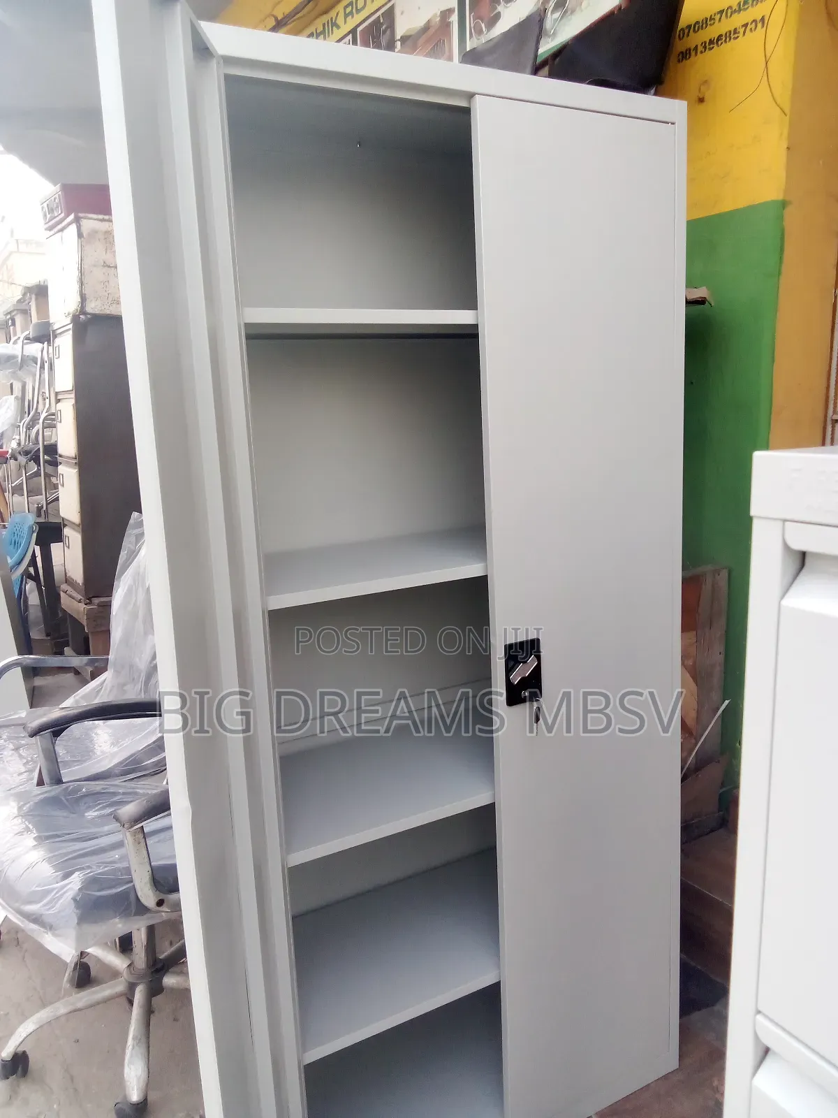 Full Hight Bookshelf Metal