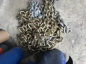8mm Galvanized Brass Chain