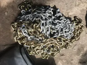8mm Galvanized Brass Chain