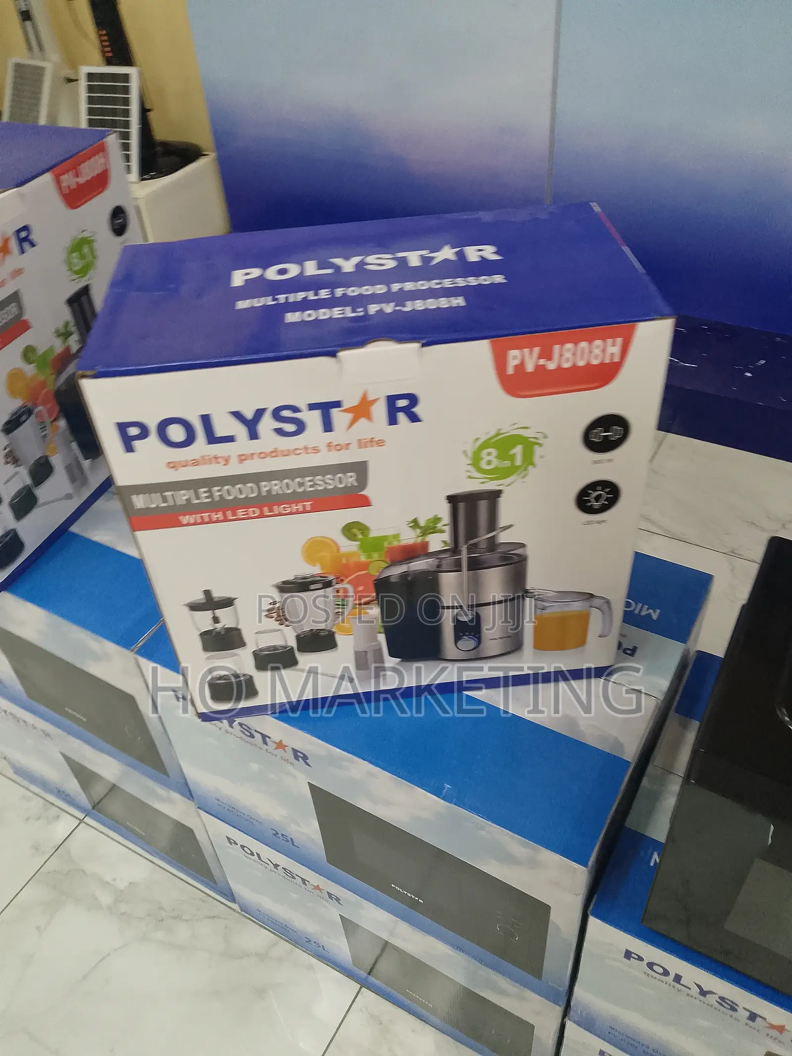 Polystar Easily Dissessemble Cleaning Food Processor