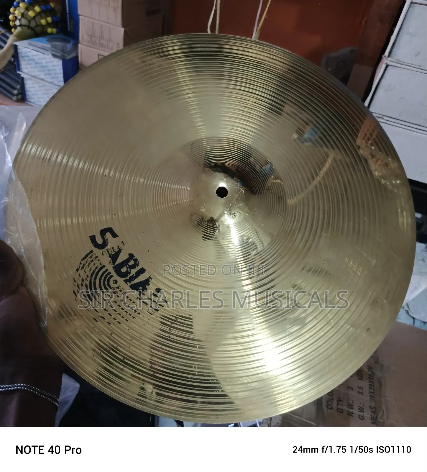 High Quality Sabian Cymbals Plate