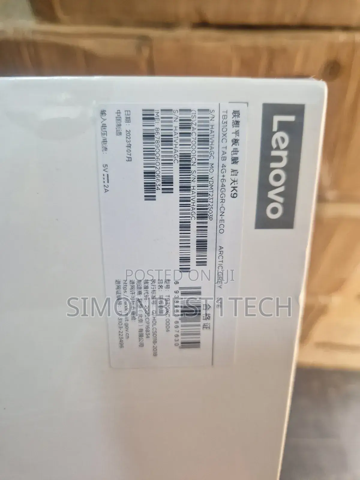 New Lenovo Tab K10 64 GB Gray