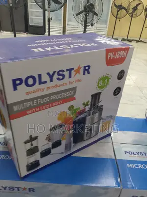 Polystar Food Processor 2 Speed With Pulse