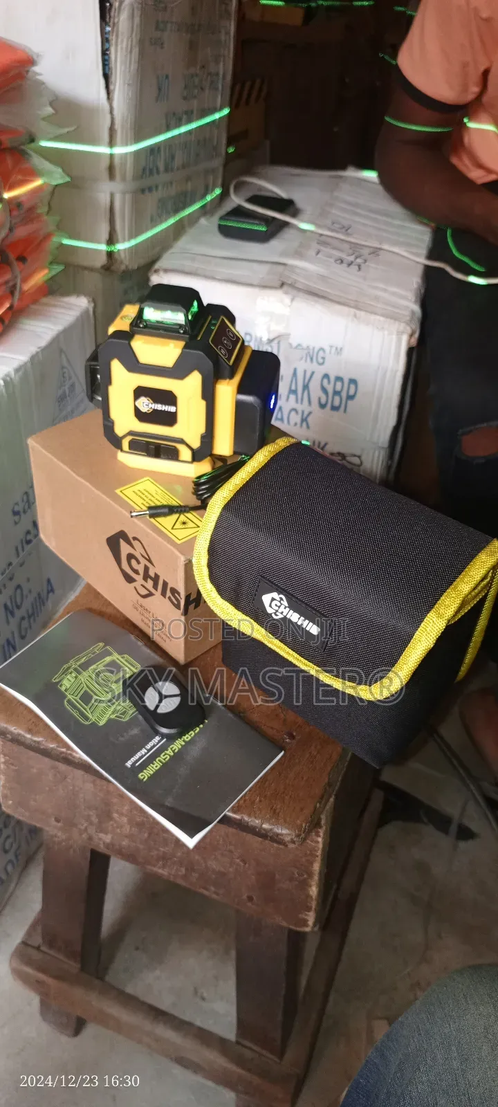 16 Lines Green Light Laser Level With Remote Control