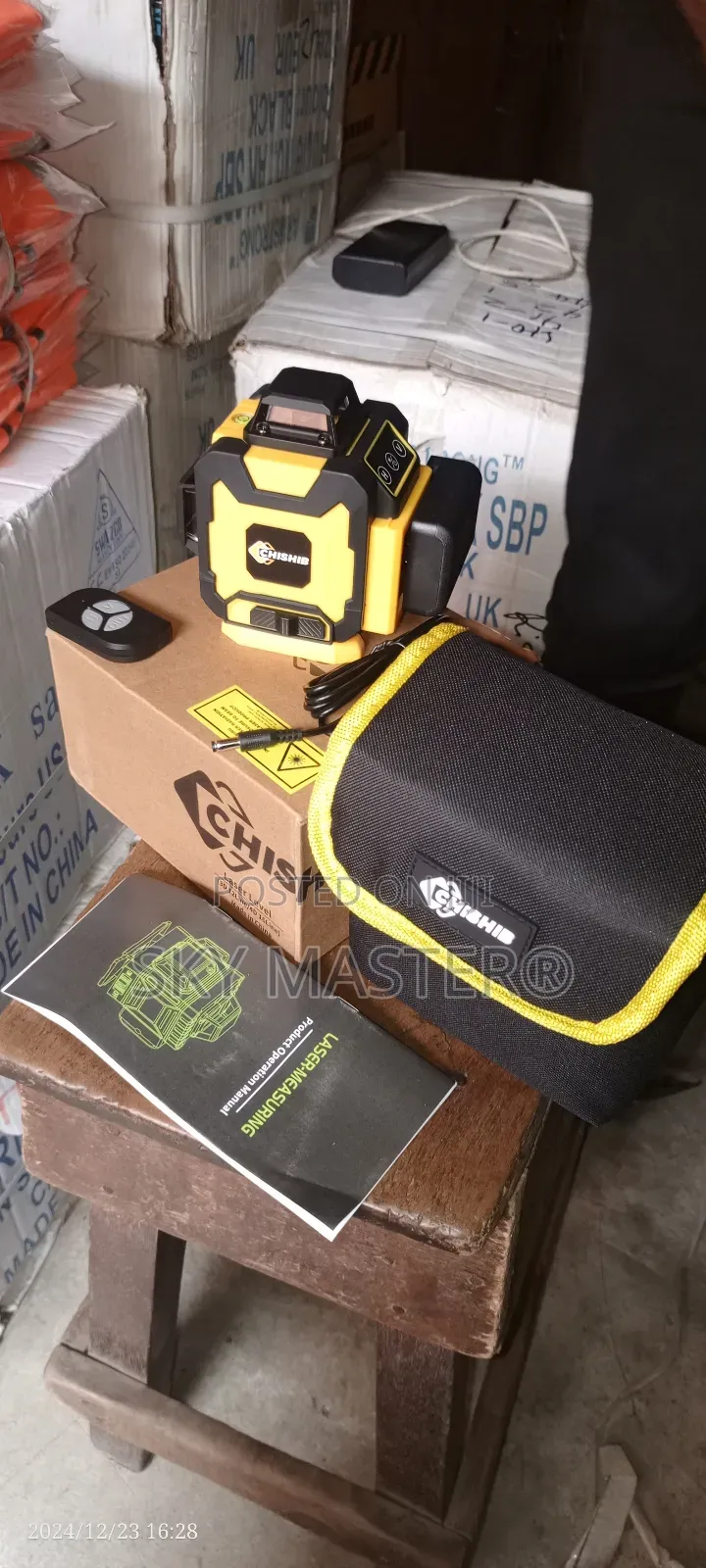 16 Lines Green Light Laser Level With Remote Control