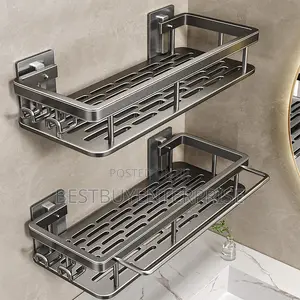 Single Wall Mount Bathroom/Kitchen Shelf