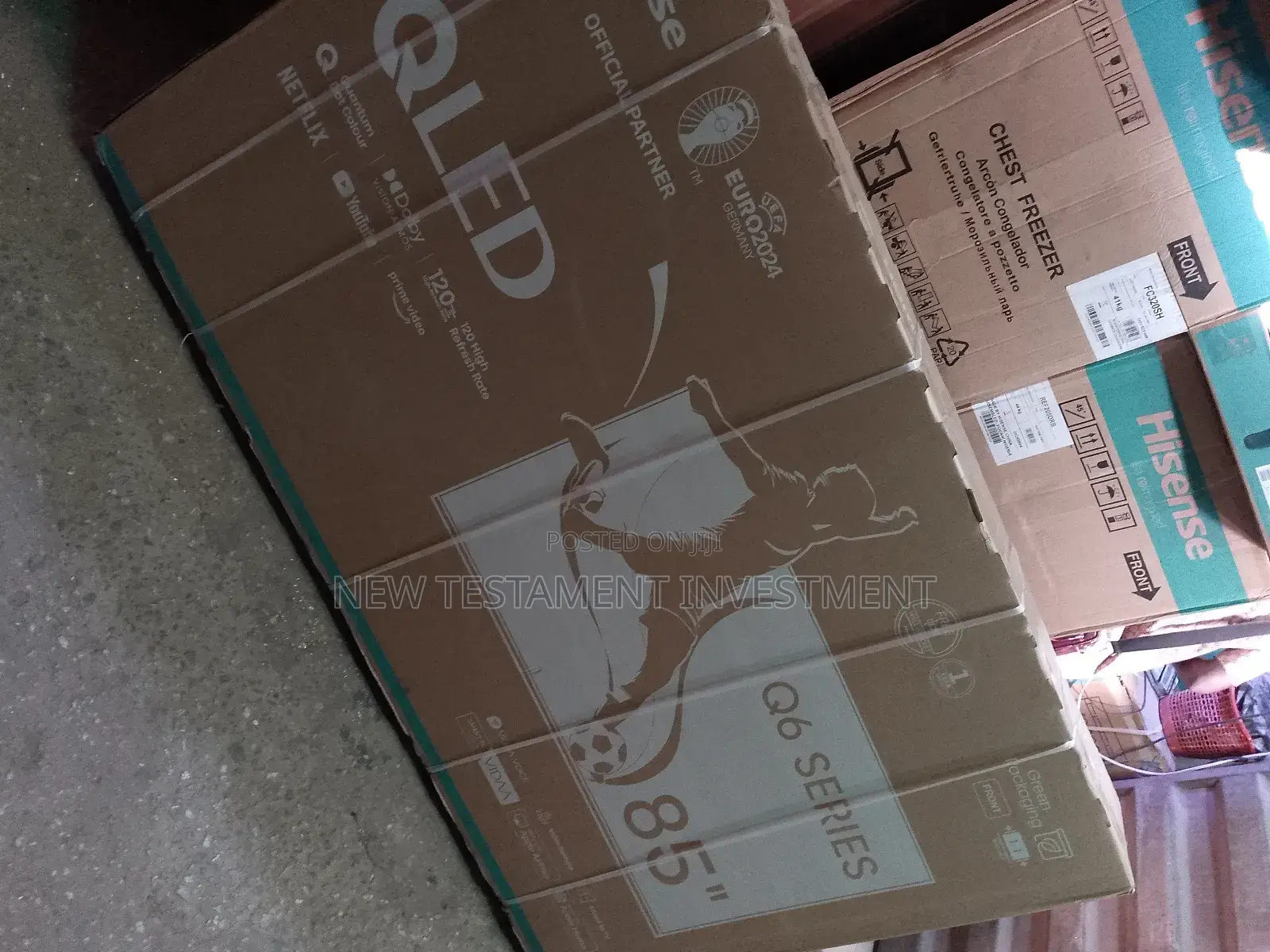 Original Hisense Television 85inches Qled