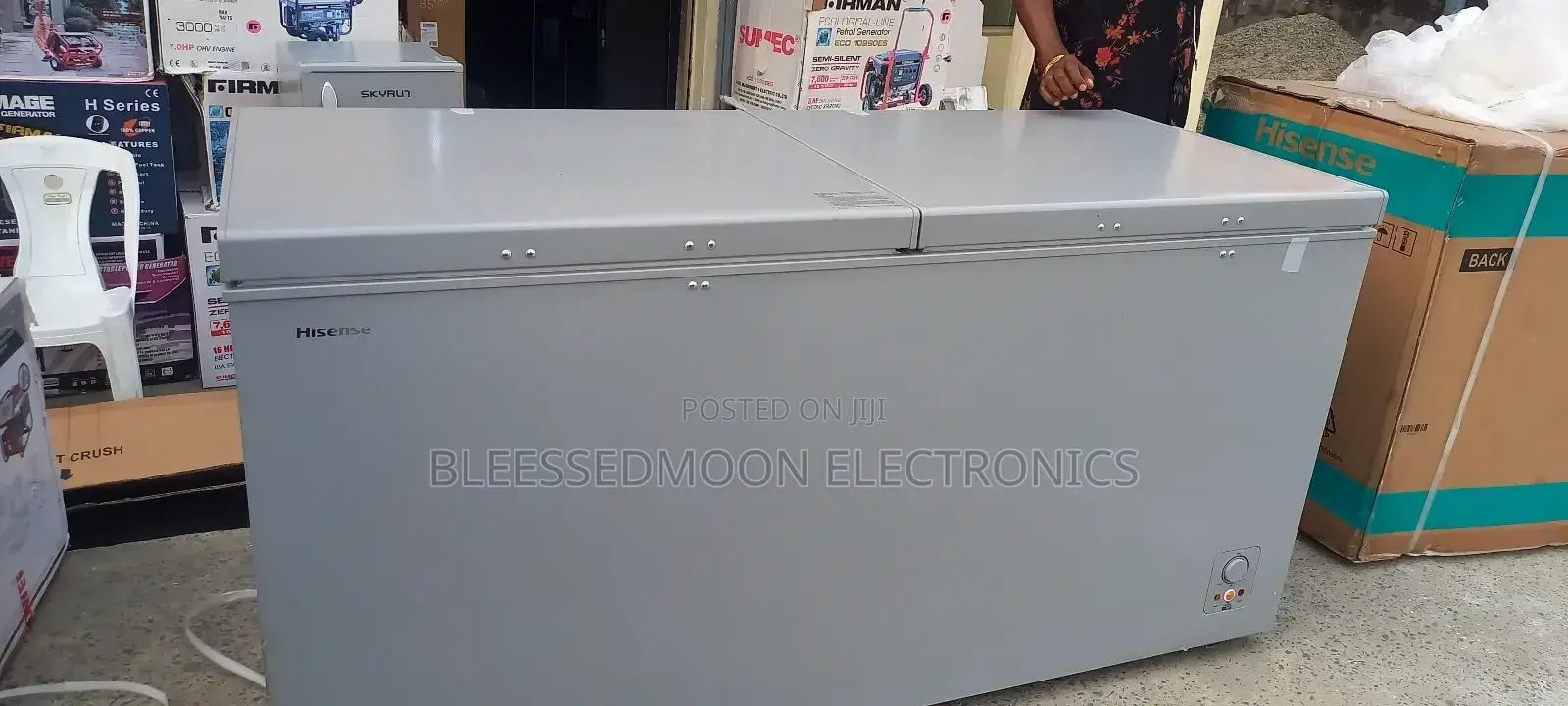 Hisense 500lts Deep Freezer Low Voltage Supper Expert Coo