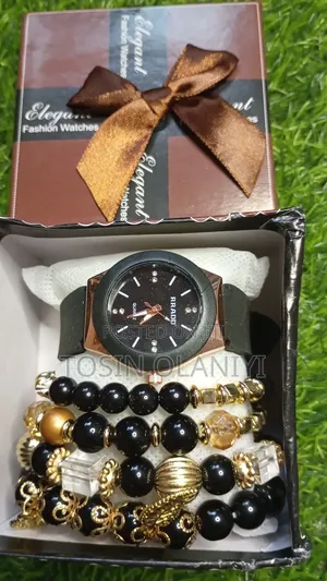 Photo - Wrist Watch and Hand Beads Set