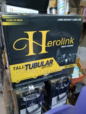 Herolink Solar Tubular Battery 220AH 12V