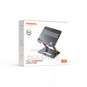 Porodo 17.3" Aluminum LFSO50 Laptop Stand With RGB