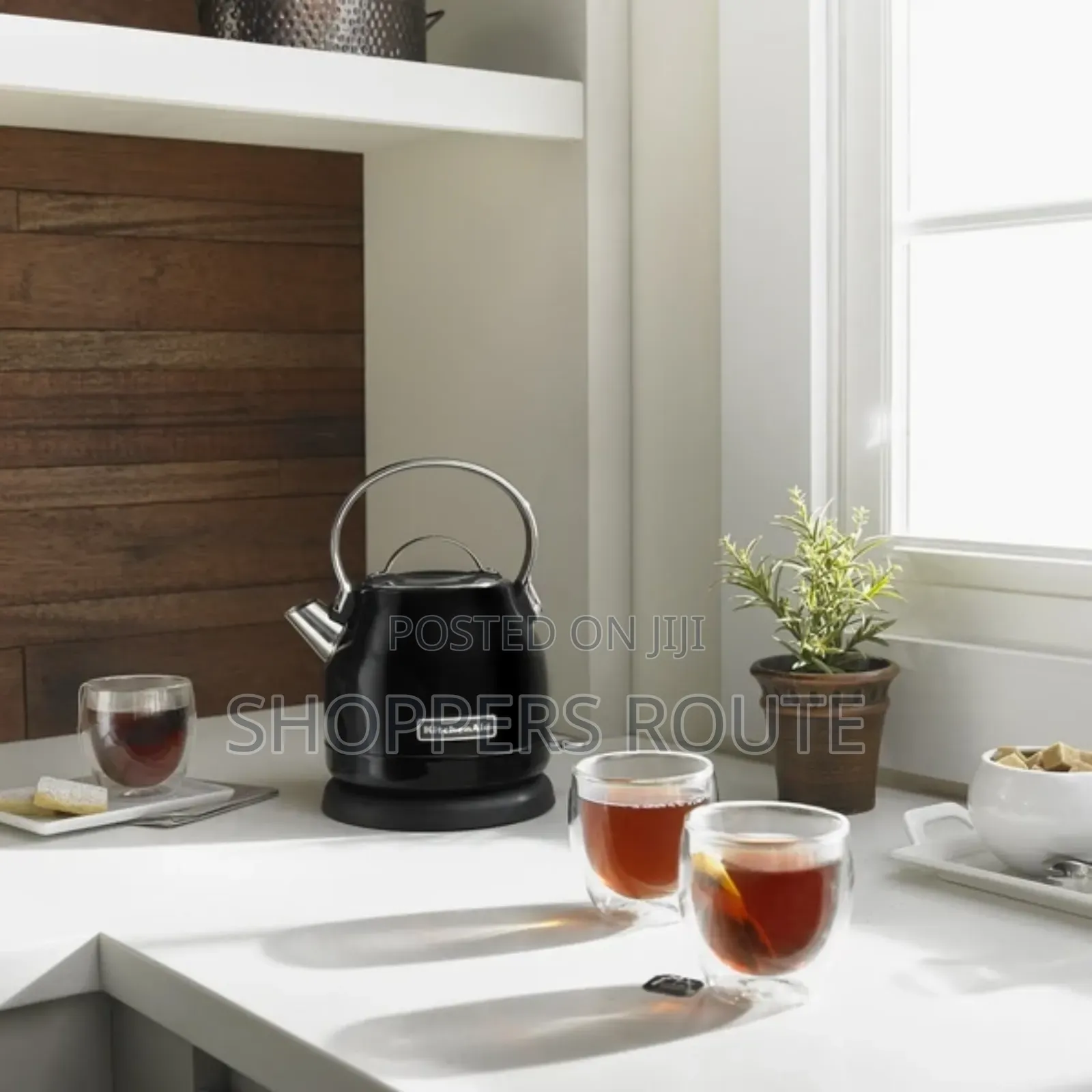 Kitchenaid Cottage Breakfast Set (Kettle Toaster)- Black