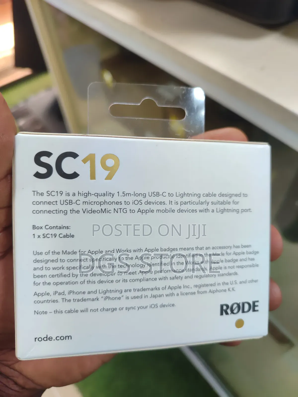 Rode Sc19 Lightning Accessory Cable