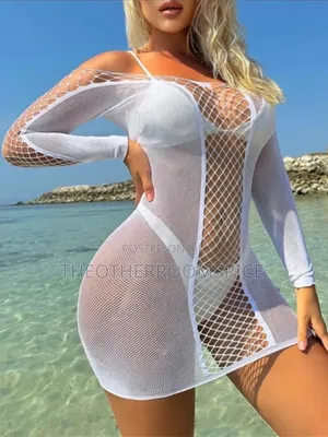 Ladies Mesh Lingerie Short Gown Fishnet Party Bodycon Dress