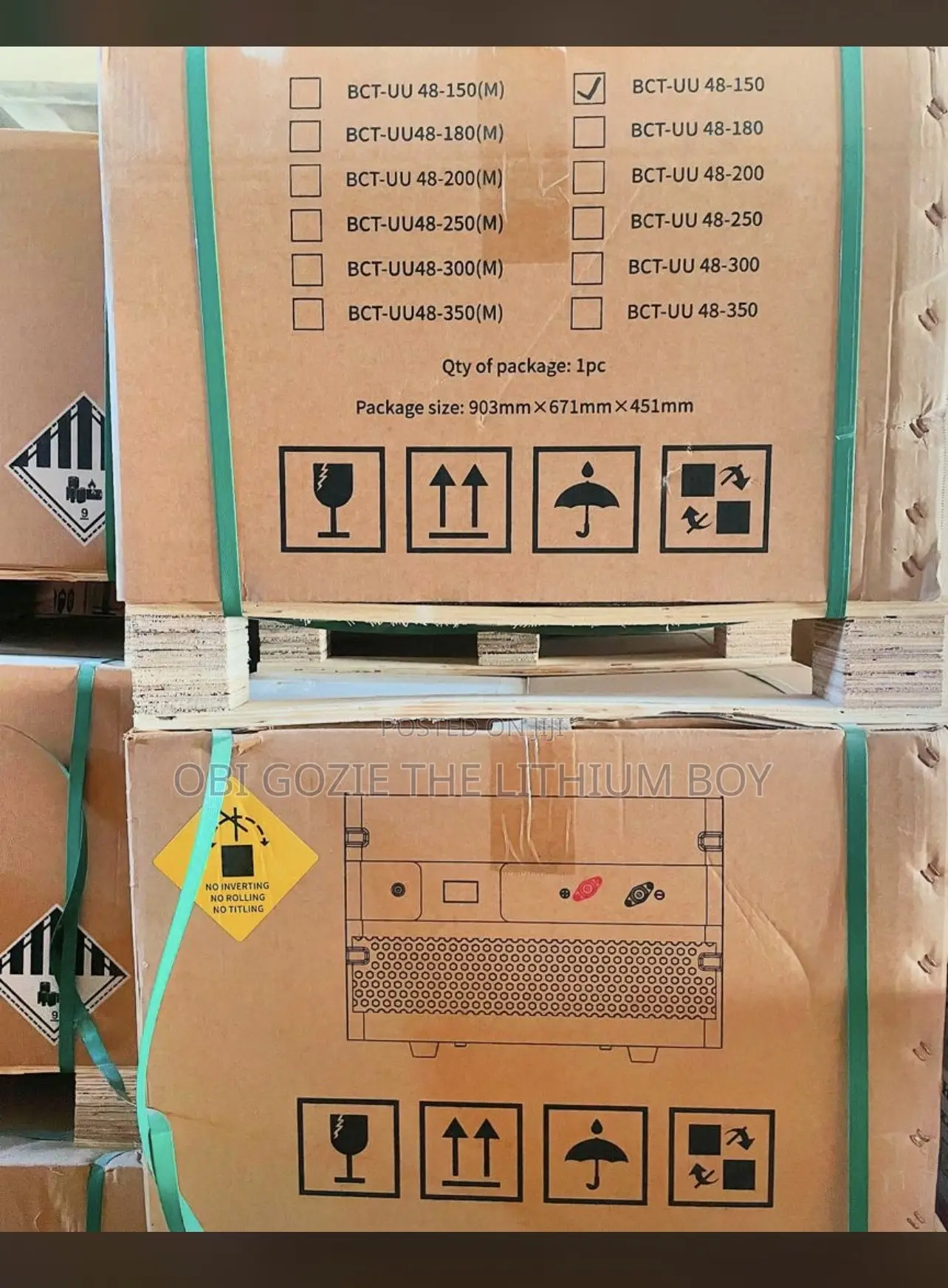 7.5kwh-48v Blue Carbon Solar Lithium Battery Available