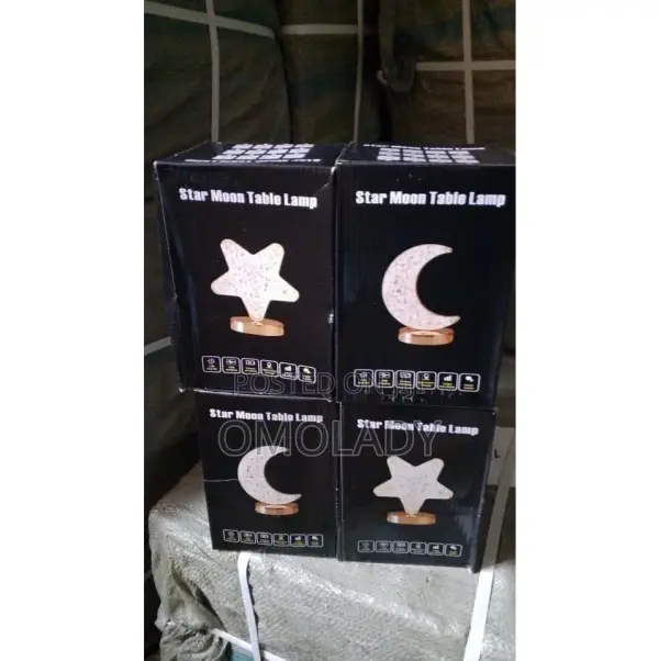 Sky Moon and Star Decor Table Lamp