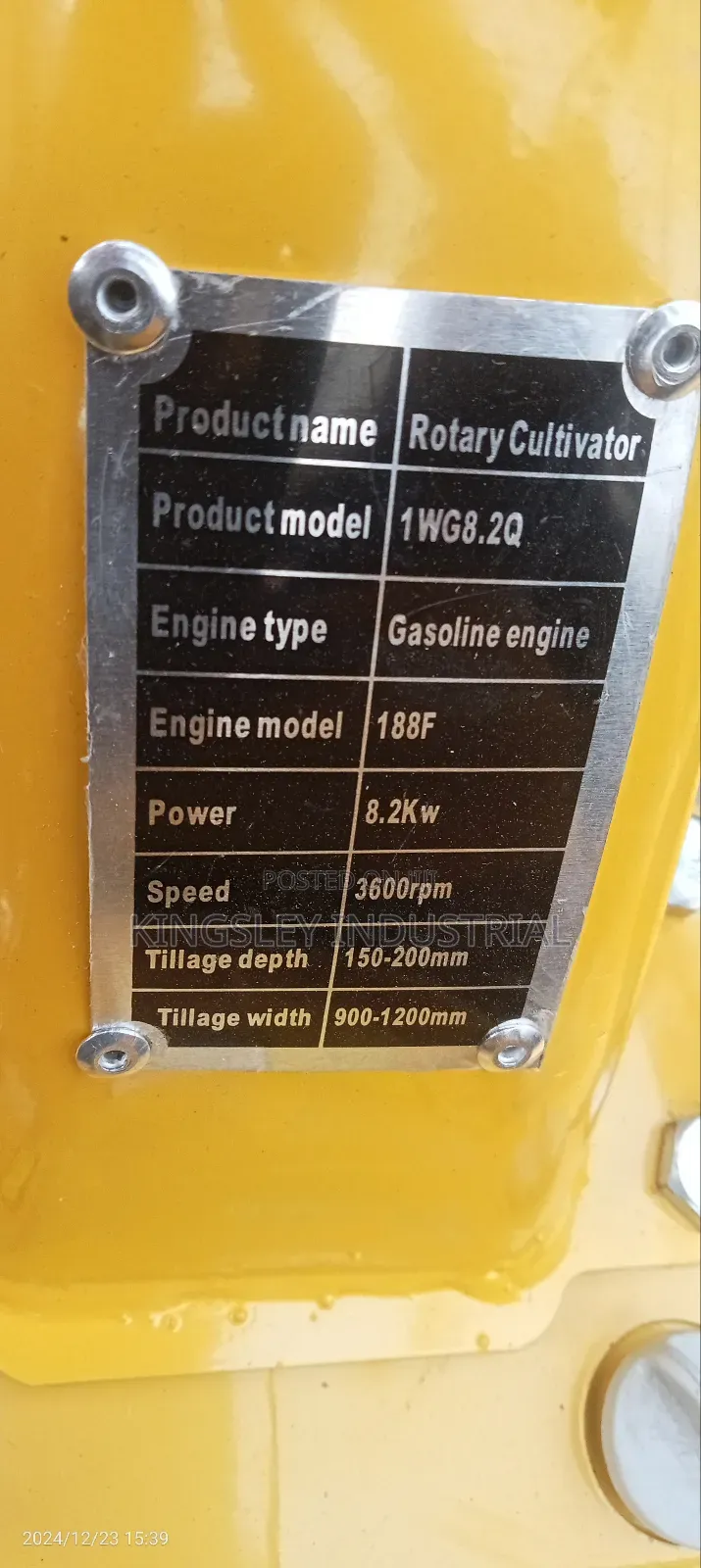 Power Tiller Machine 13hp