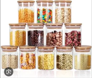 12pcs Spice Jar With Stickers and Pen