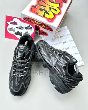 Aime Leon Dore X New Balance 1000 Black Sneakers