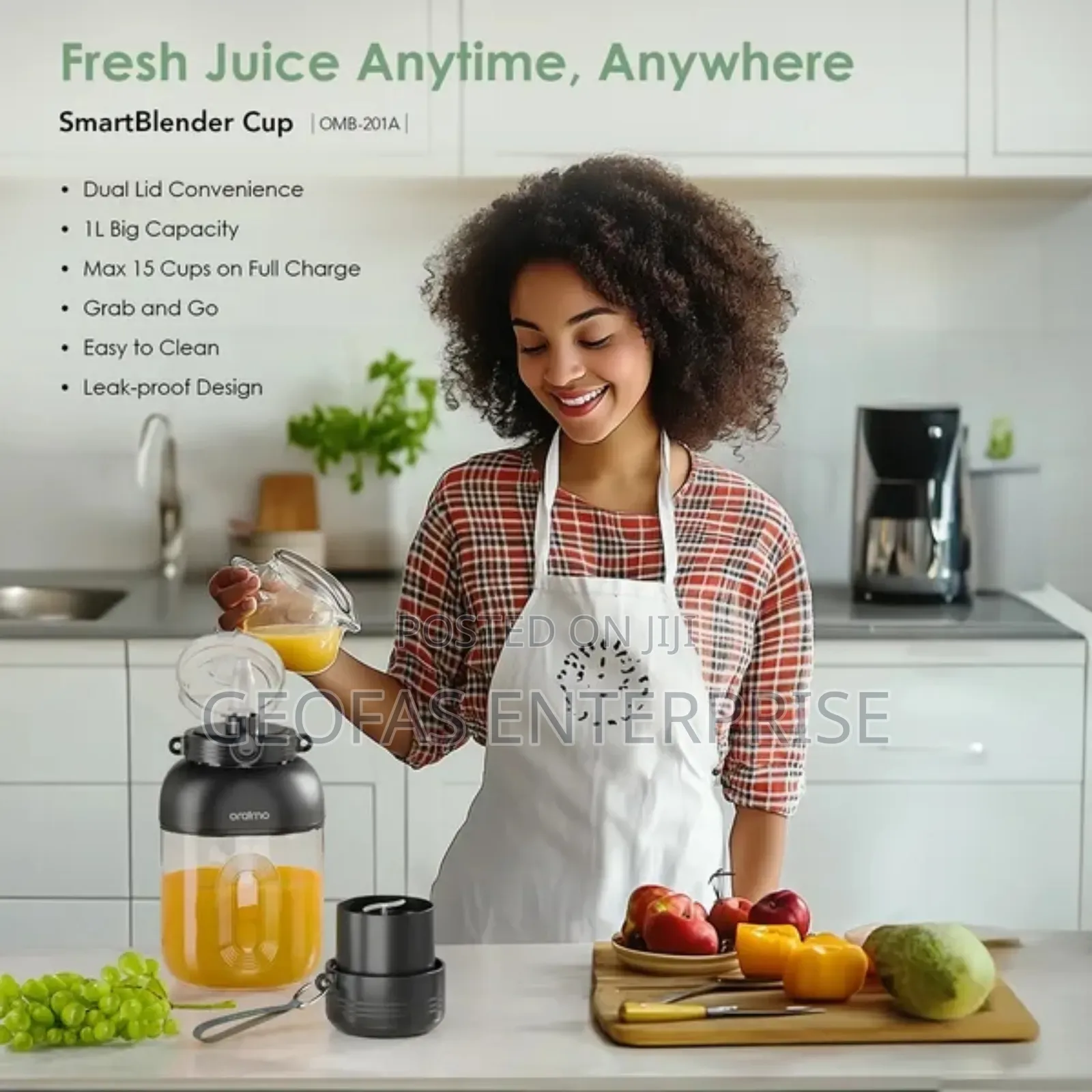 Oraimo Smartblender Cup 1L Juice Blender