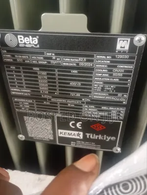 500kva/33kv (Beta Enerji) High Quality Power Transformers