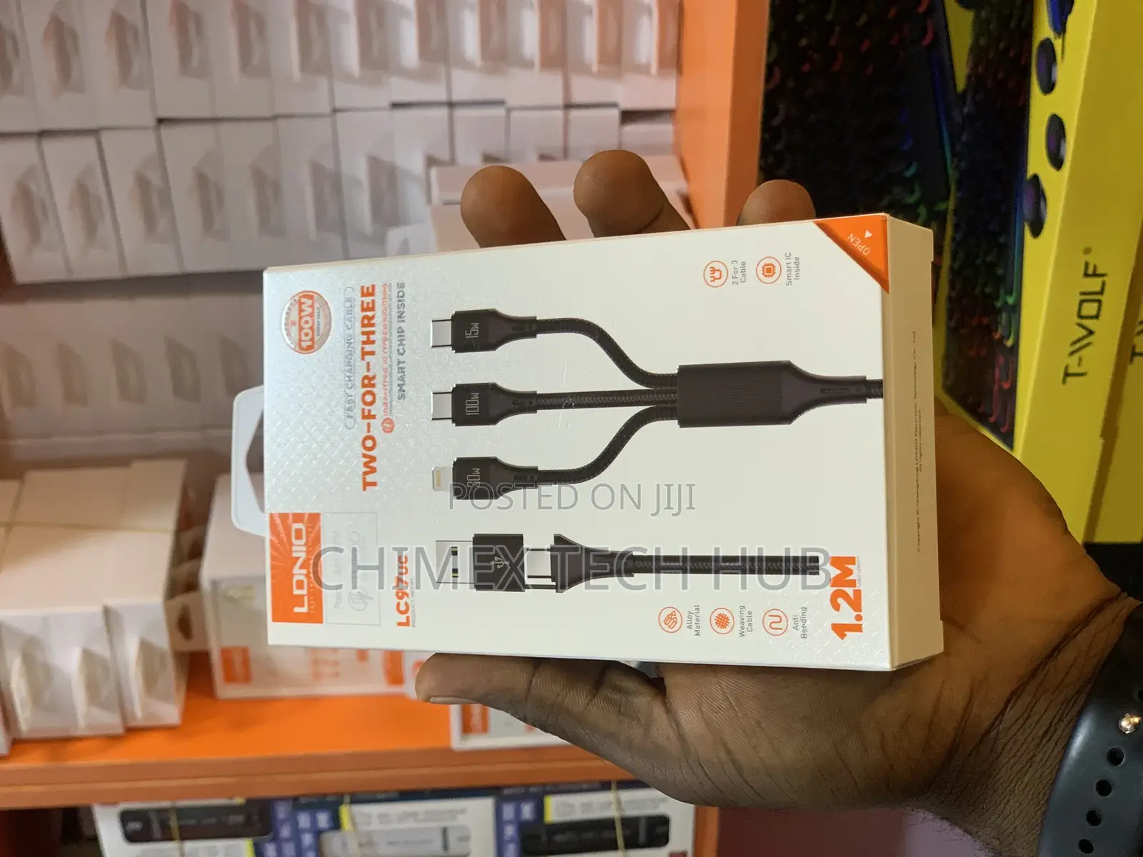 Two for Three Fast Charging Cable