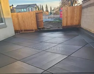 Brush Finishing Concrete Floor, German Floor