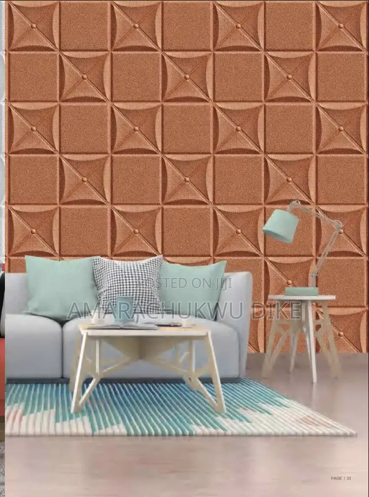 Wallpaper Design Foam Adhesive Sticker