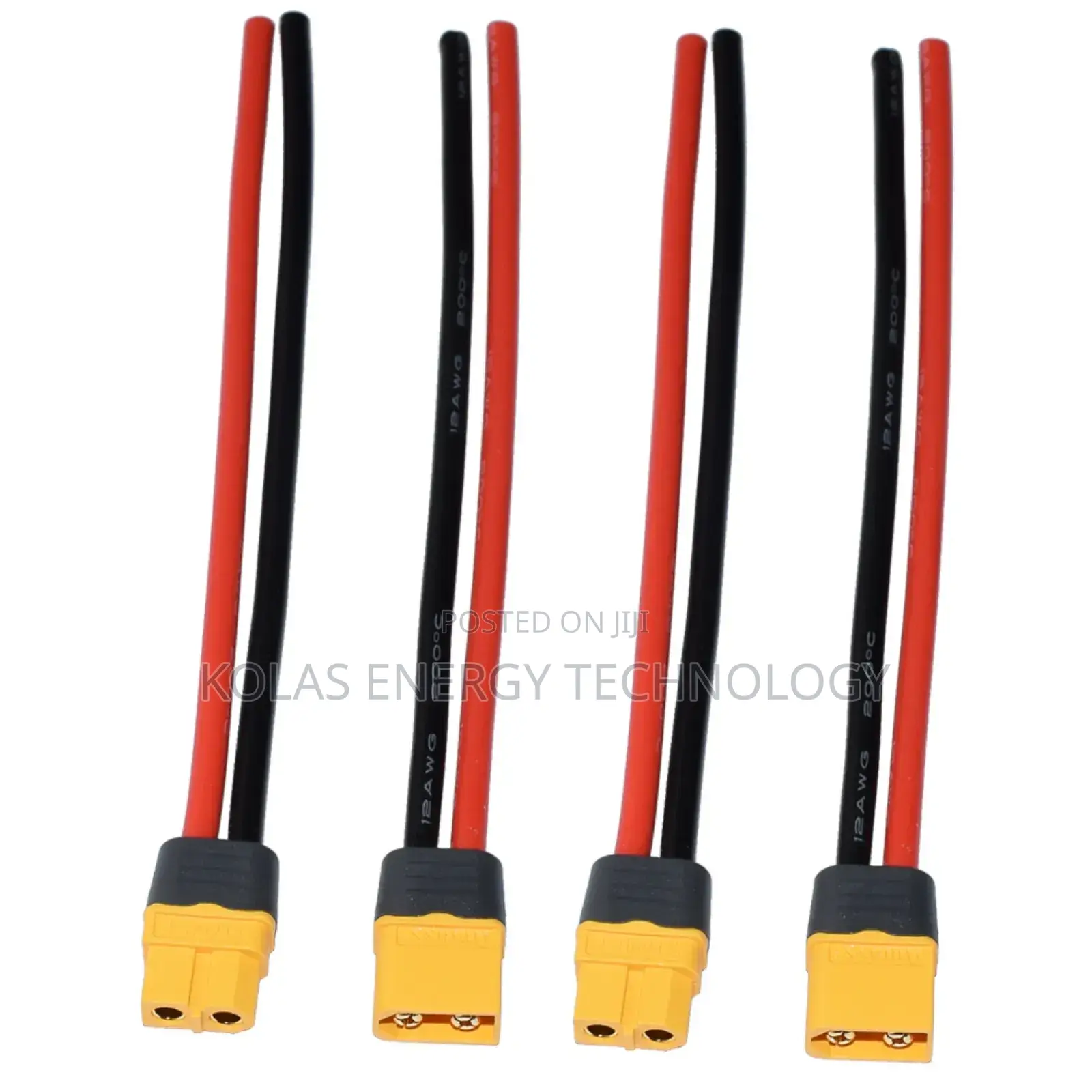 Xt60 Male, Female Connector + 20cm Cable