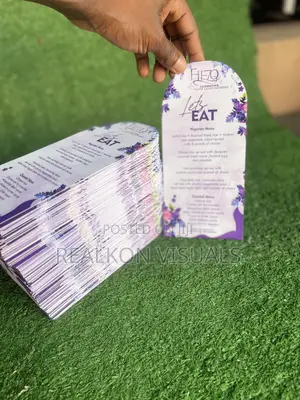 Menu Card And Food Card