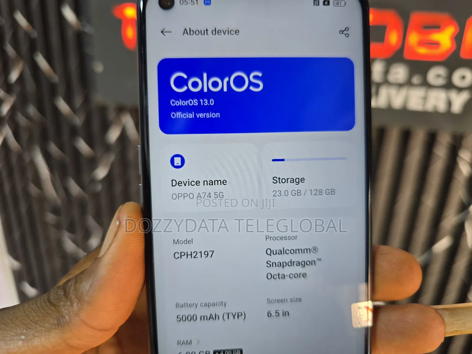 Oppo A74 128 GB Gold