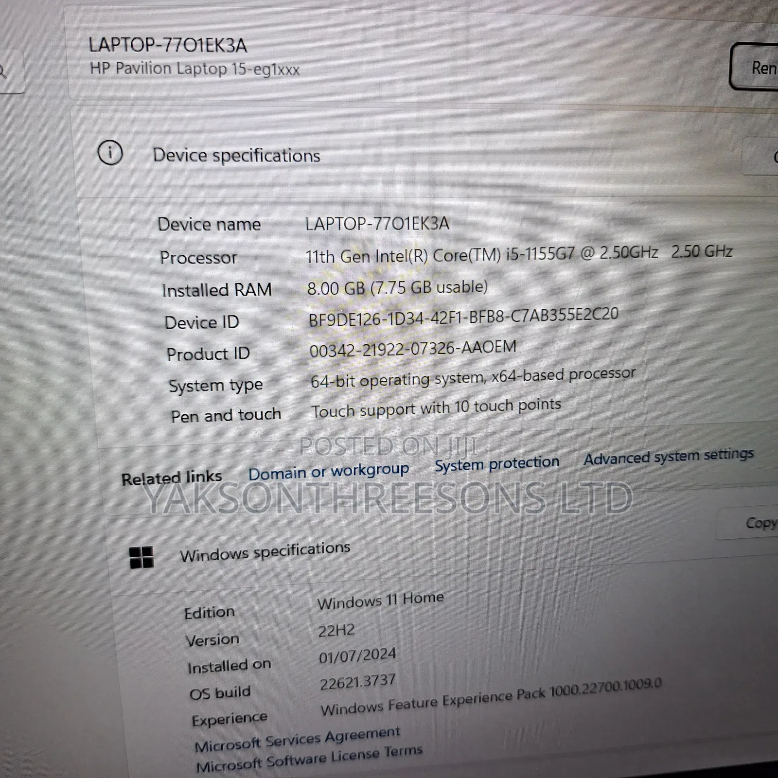 Laptop HP Pavilion 15 8GB Intel Core i5 SSD 512GB