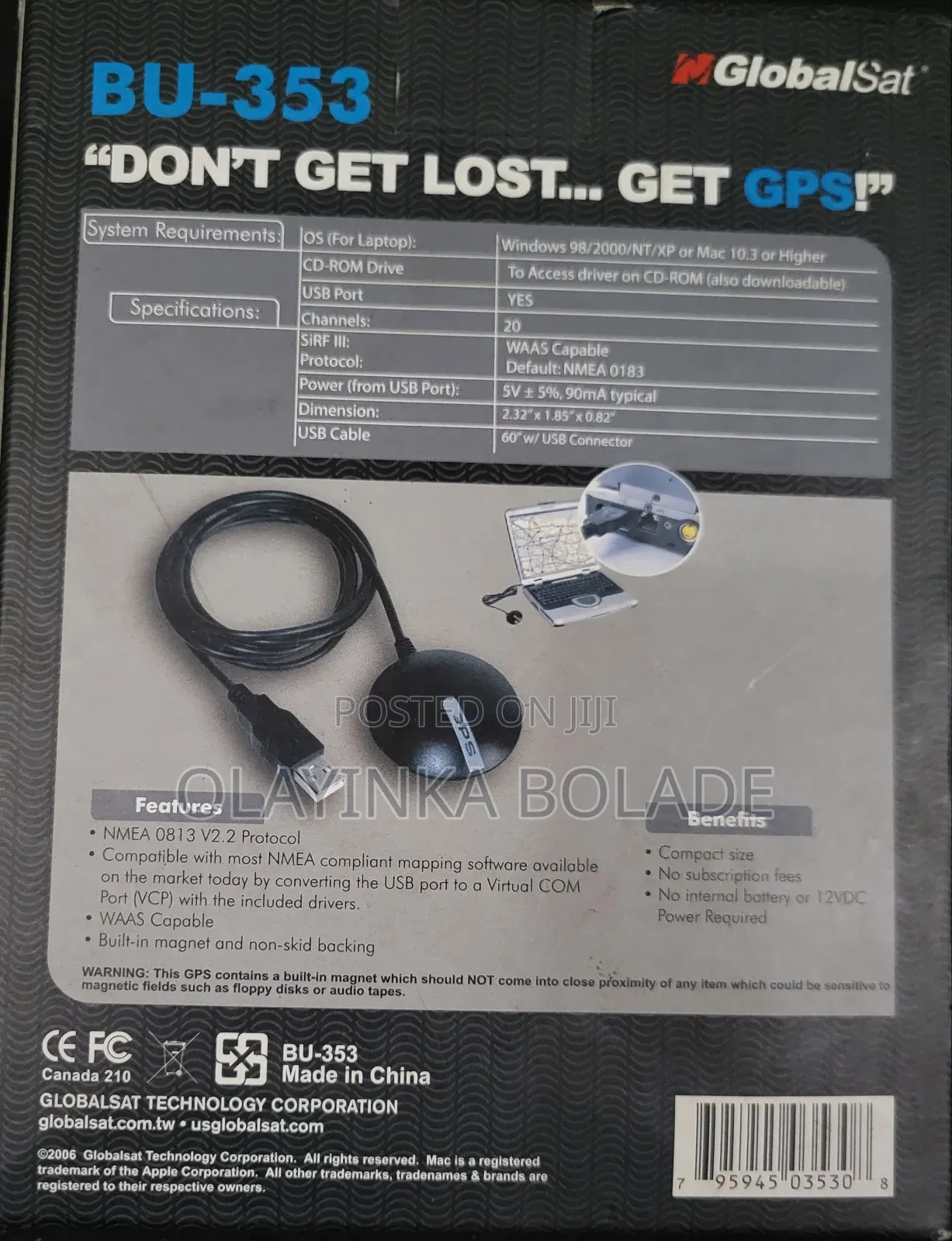 Globalsat USB GPS