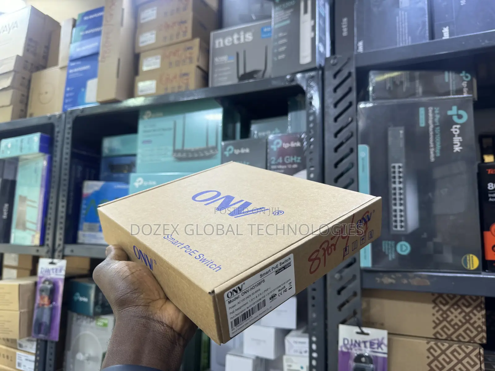 Onv 8 Ports Gigabits And Poe Switch