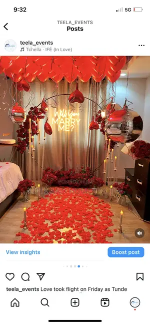 Beautiful Proposal Decor