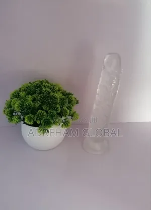 7 Inches Balless Transparent Dildo (Without Balls)