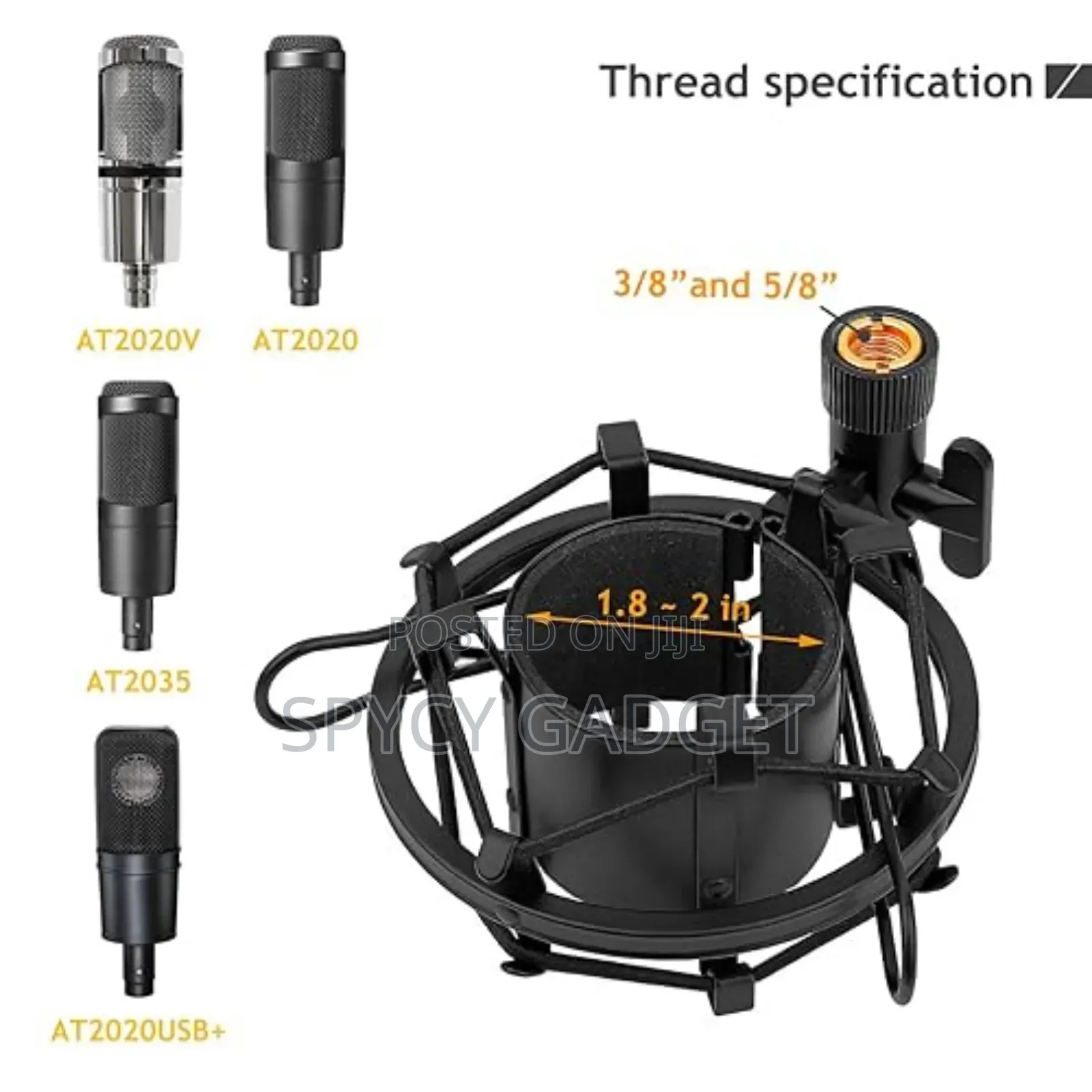 Professional Table Clamp Microphone Stand With Shock Mount