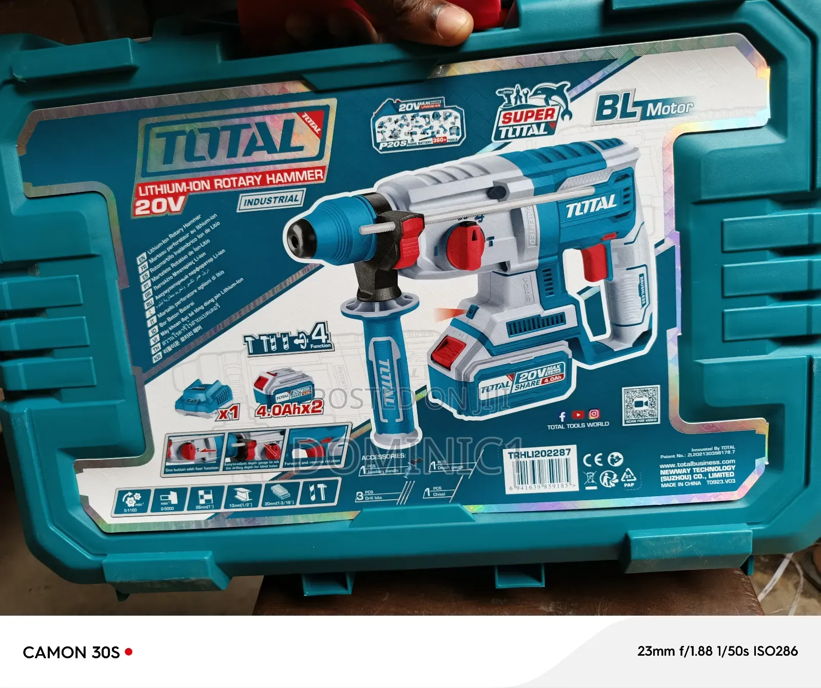 Total Cordless Hammer Drill 26mm