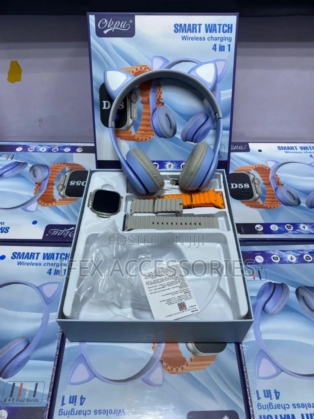 Smartwatch D58 With Headphone
