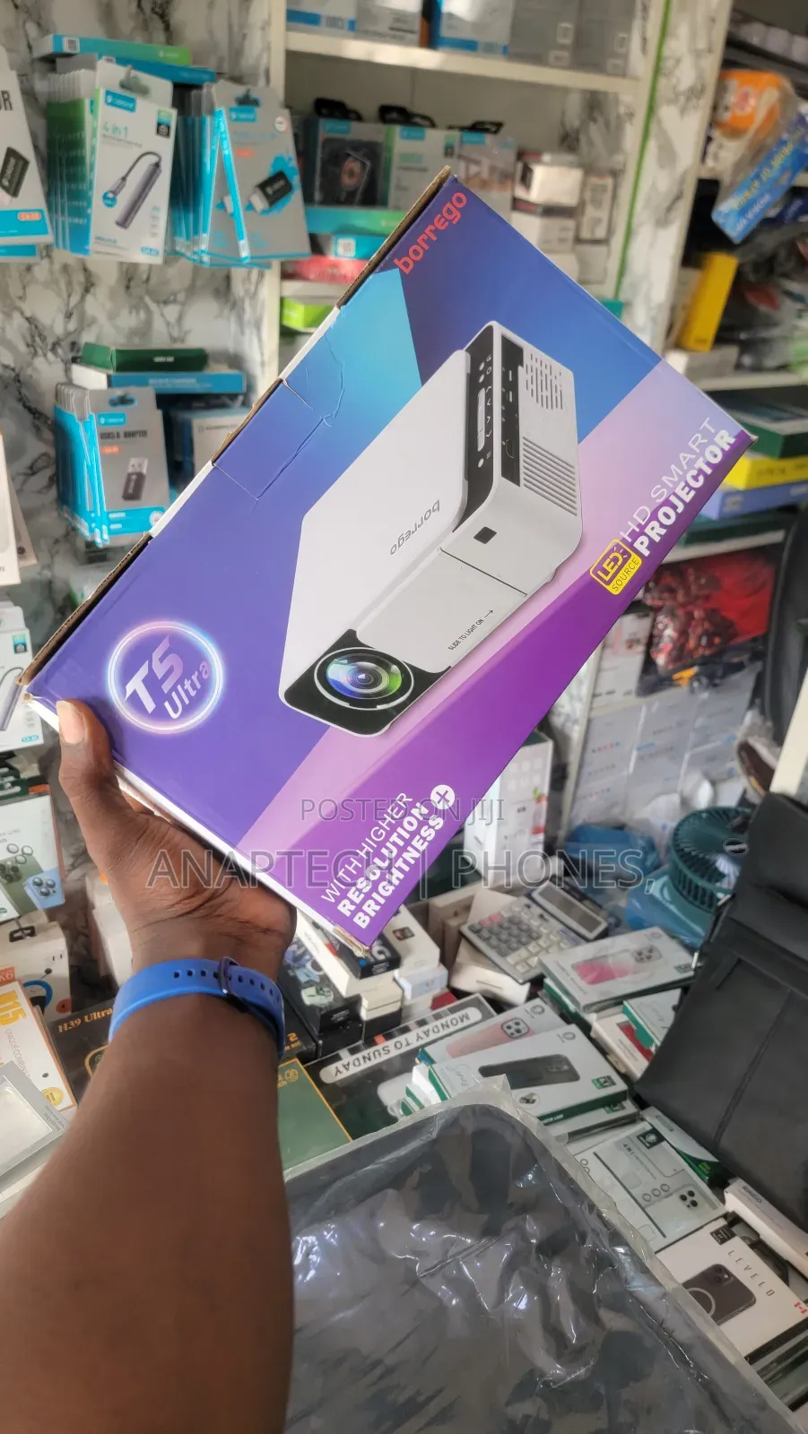 T5ultra HD Smart Projector Led Source With Higher Resolution